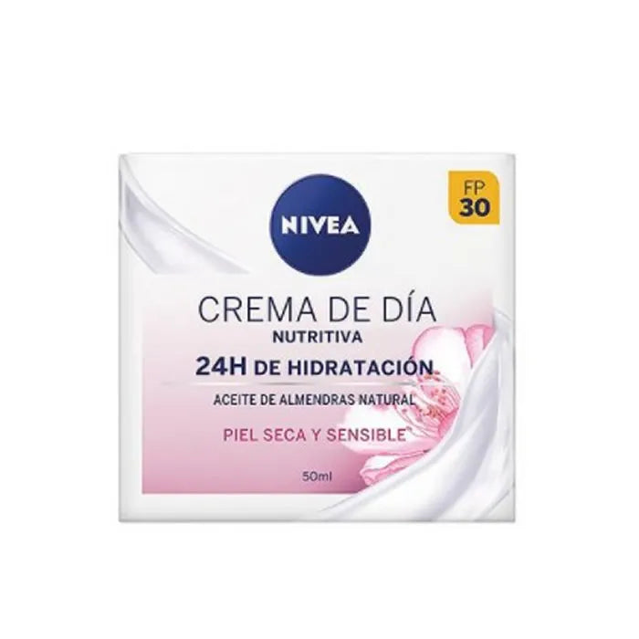 NIVEA NIVEA Nourishing Day Cream 24h Feuchtigkeitspflege für trockene und empfindliche Haut 50 Gesichtscreme