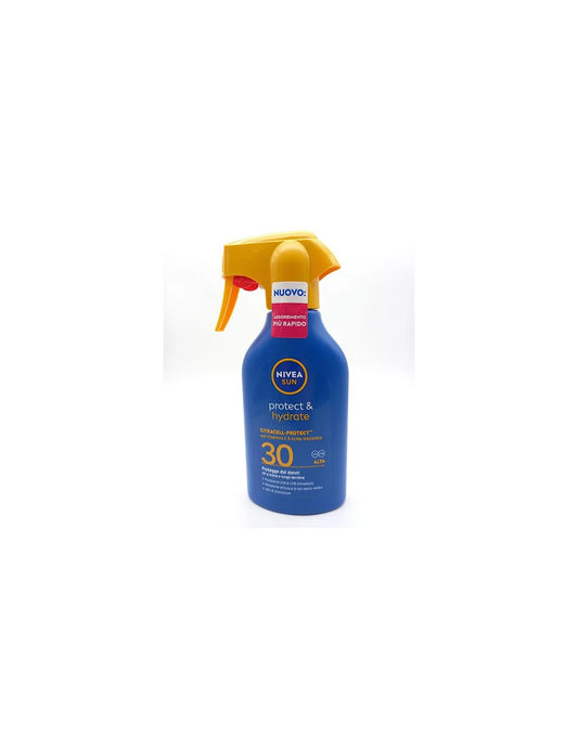 NIVEA NIVEA Sun Protege e Hidrata Leche Solar Pistola SPF 30 Sonnenschutz 270 ml Sonnenpflege