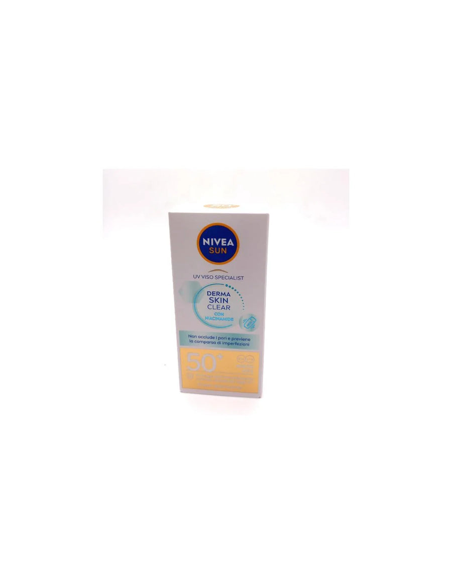 NIVEA NIVEA Sun Facial UV Creme mit Niacinamid SPF 50 Sonnenschutz 40 ml Sonnenpflege