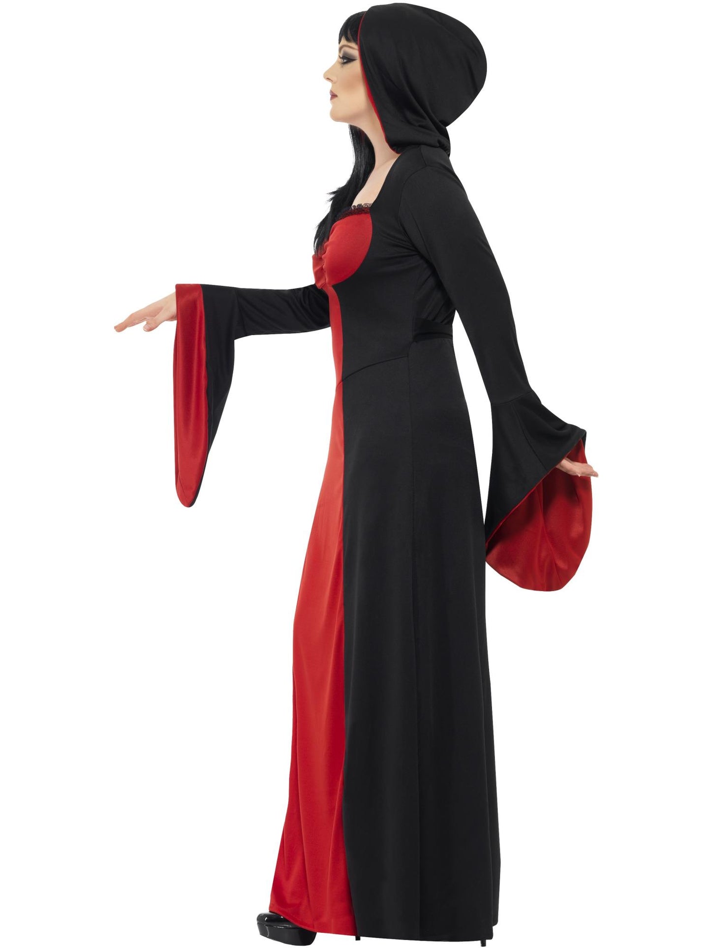 Smiffys VAMPIRE Dark Temptress Costume, Red CS für Damen