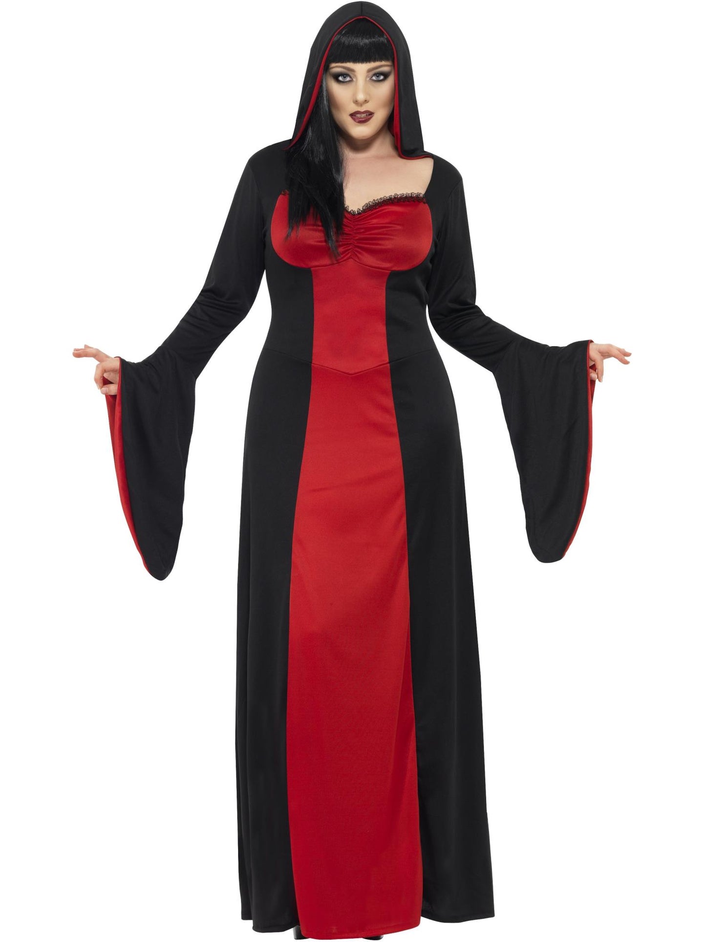 Smiffys VAMPIRE Dark Temptress Costume, Red CS für Damen