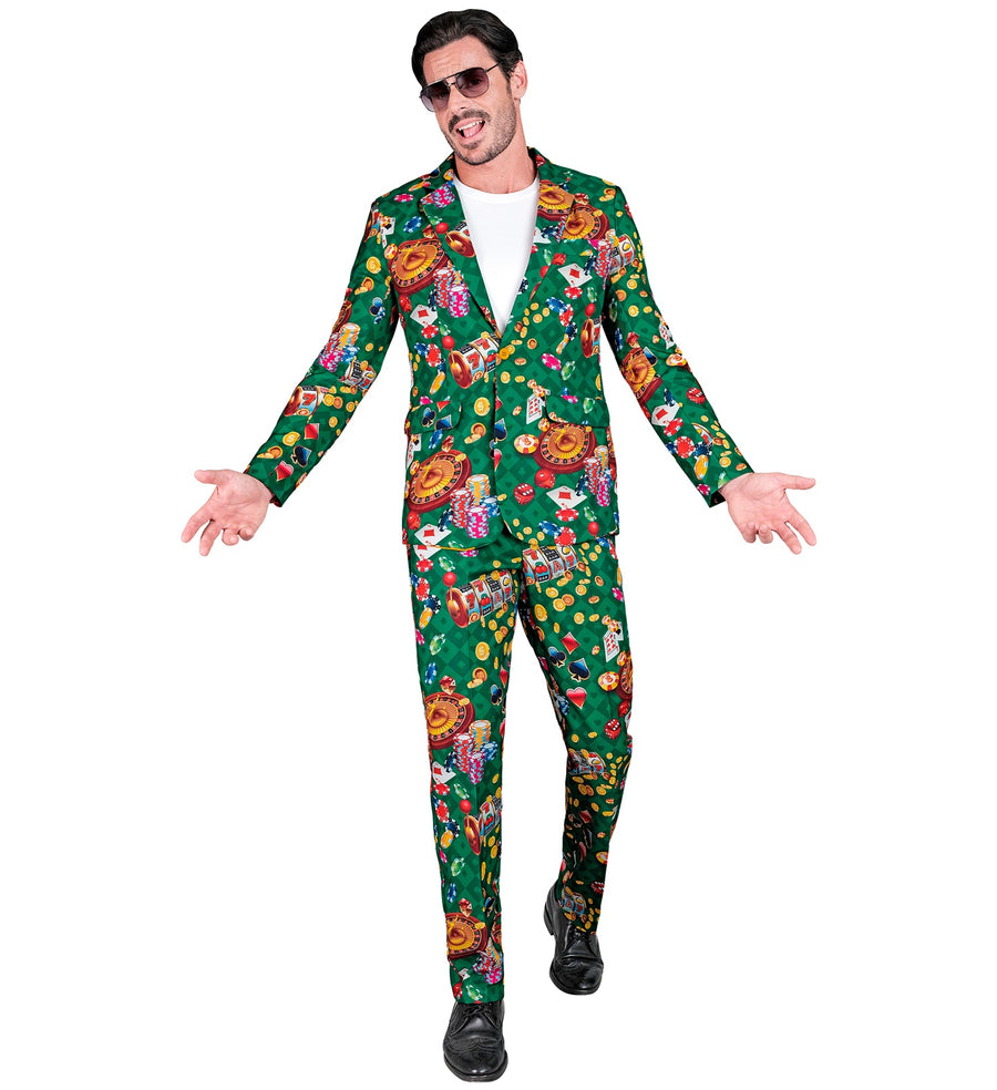 Widmann Herren Casino Party Anzug Jacke mit Hose im Casino Style – Produktansicht