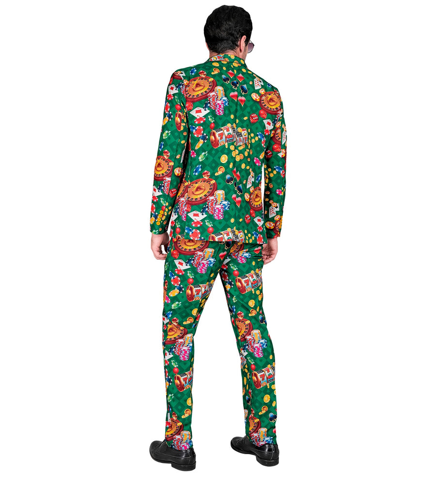Widmann Herren Casino Party Anzug Jacke mit Hose im Casino Style – Detailansicht