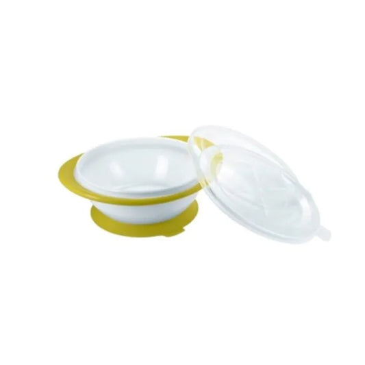 NUK NUK Schüssel mit Deckel Easy Learning Kunststoff Bowl mit Deckel Kosmetik