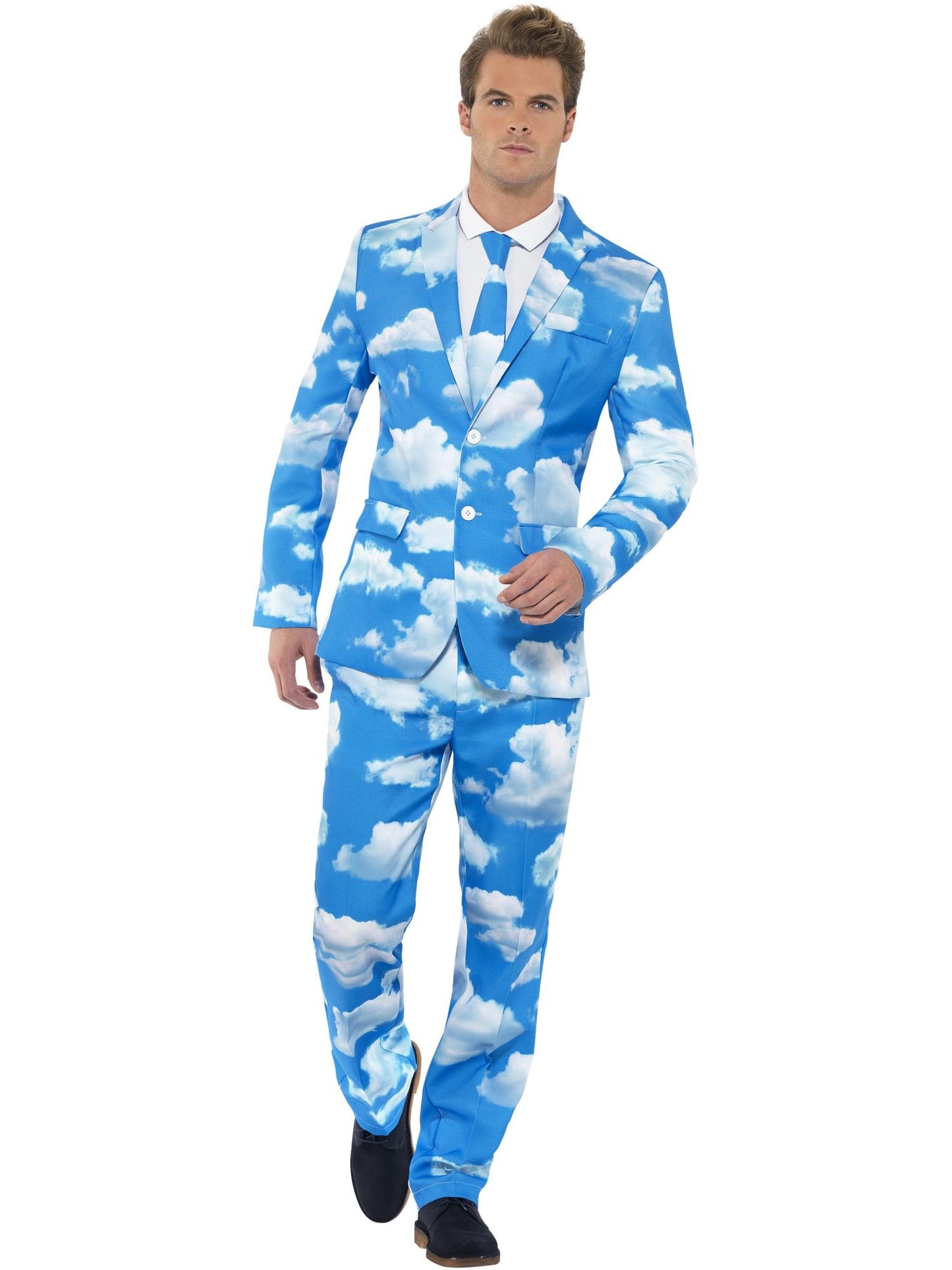 Smiffys COMEDY Sky High Suit, Blue CS für Herren