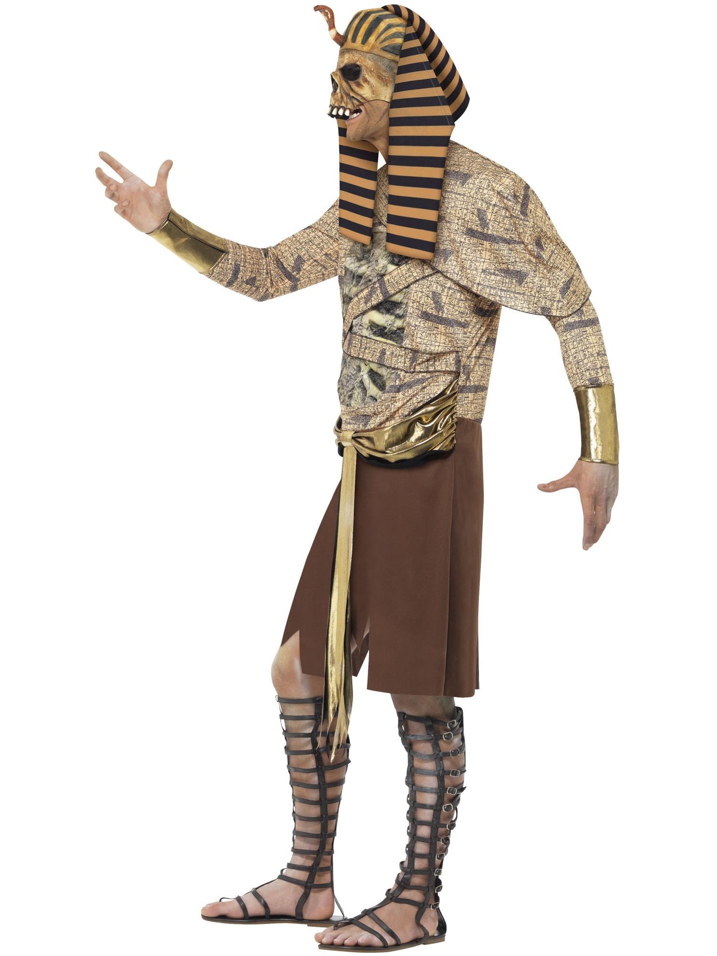 Smiffys PHAROAH Zombie Pharaoh, Gold CS für Herren