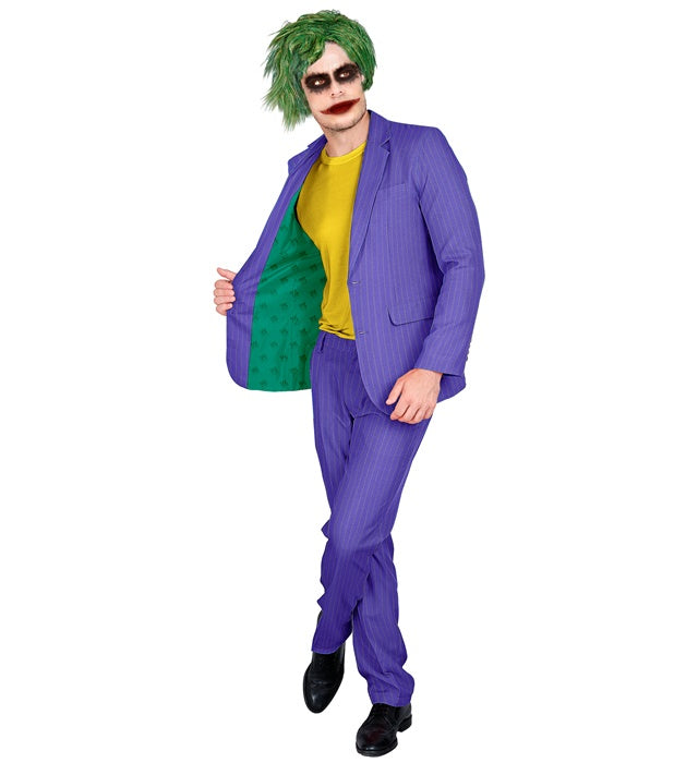 Böser Clown Party Anzug bestehend aus Jackett und Hose in düsterem Design