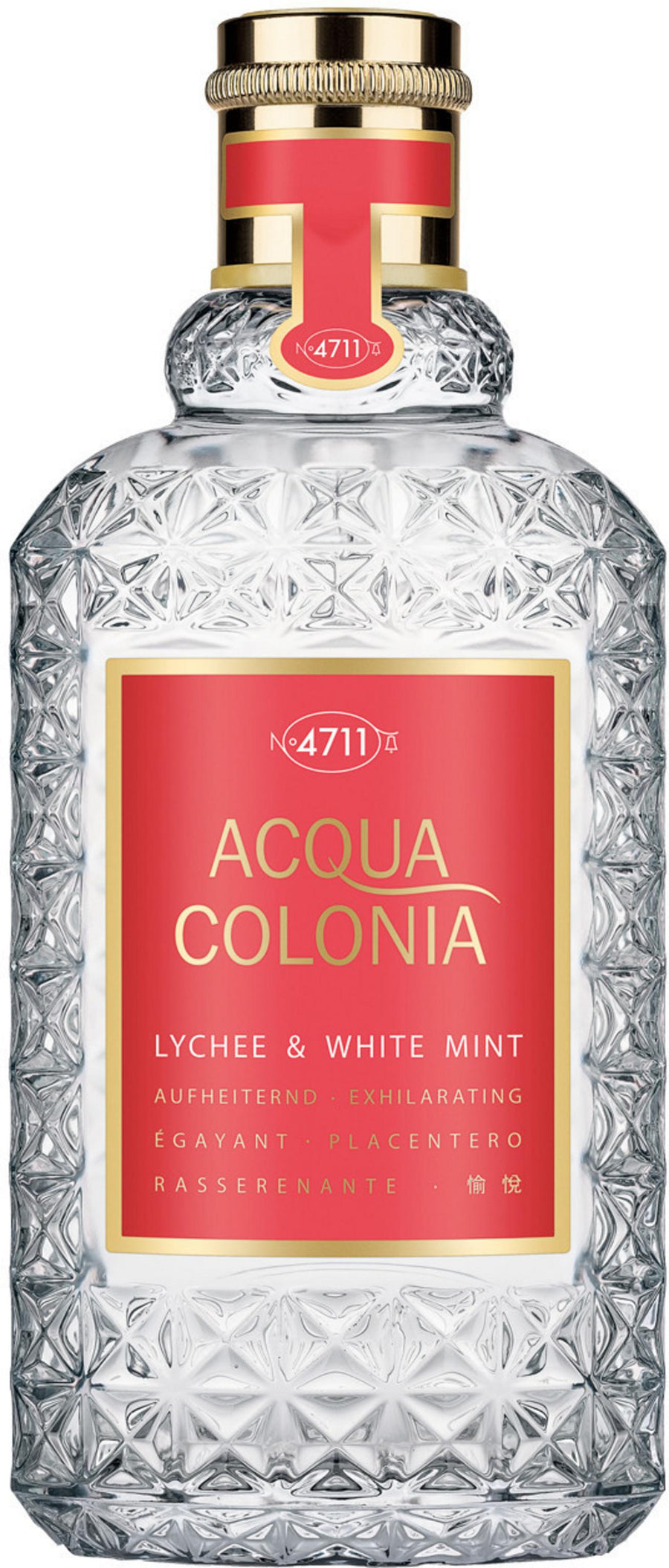 4711, Acqua Colonia Lychee & White Mint, Eau de Cologne, Unisex, 170 ml