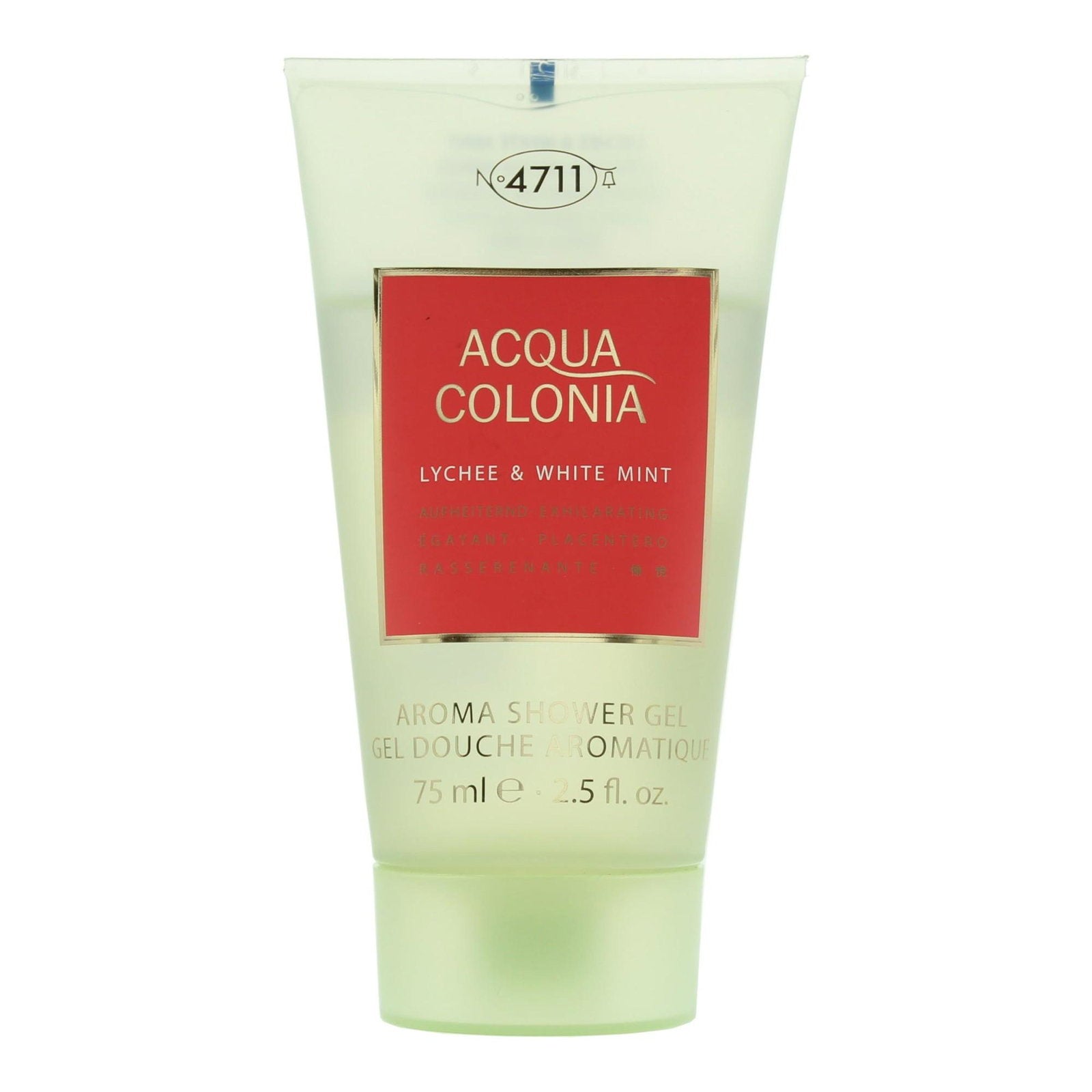 4711 4711, Acqua Colonia, Litschi und weiße Minze, Feuchtigkeitsspendend, Duschgel, Körper, Alle Hauttypen, 75 ml Regular