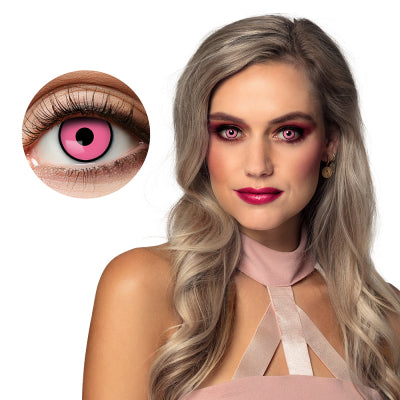 Boland Kontaktlinsen Pink 7-Tage Tragezeit – Femme Fatale Wochenlinsen Brille