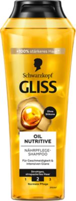 Schwarzkopf Gliss Oil Nutritive Shampoo 400ml Flasche