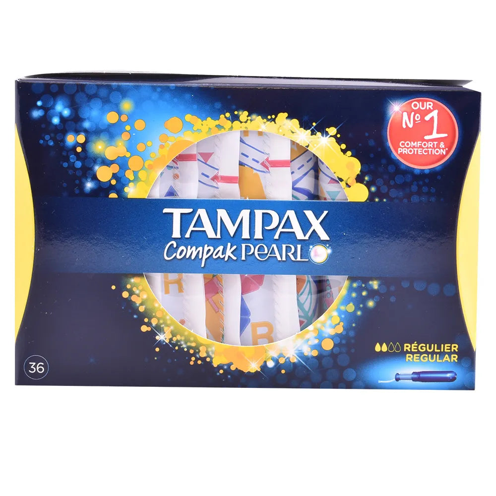 TAMPAX TAMPAX Pearl Compak Regular Tampons 36 Stück Kosmetik