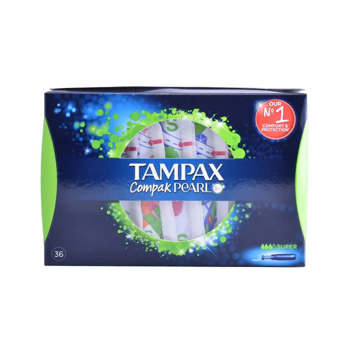 TAMPAX TAMPAX Pearl Compak Super Tampons 36 Stück kompakt verpackt Kosmetik