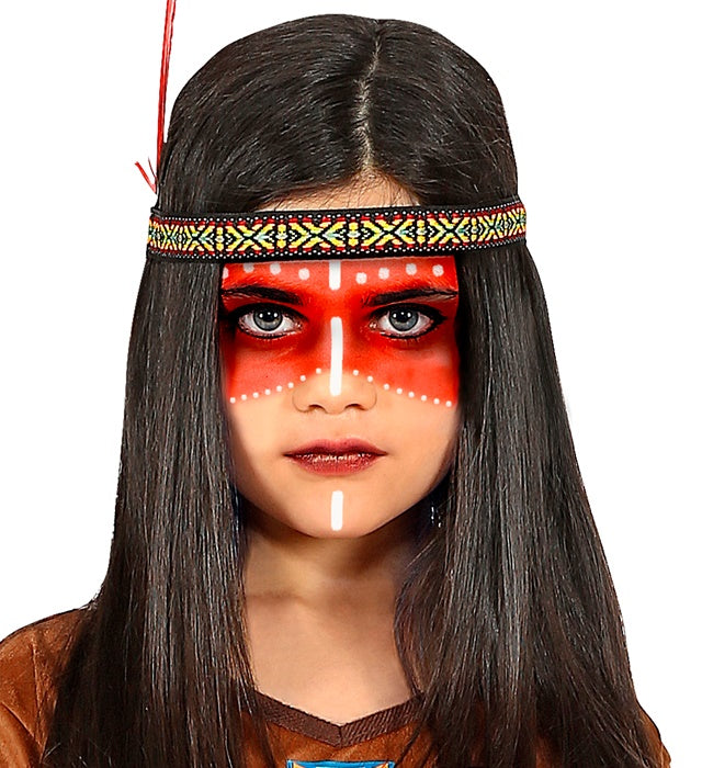 Tube mit roter Fasnachtsschminke 28 ml für Gesichts- und Körperbemalung