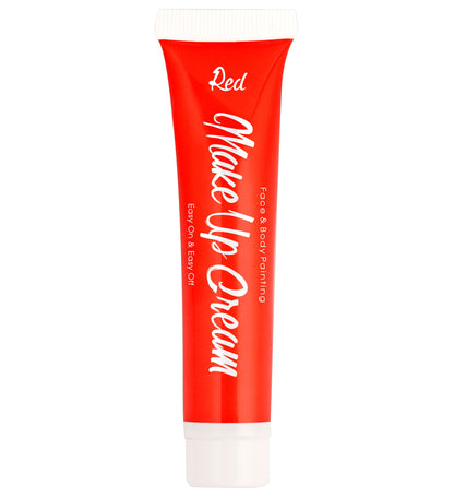 Rote Creme Schminke in Tube gebrauchsfertig 28ml