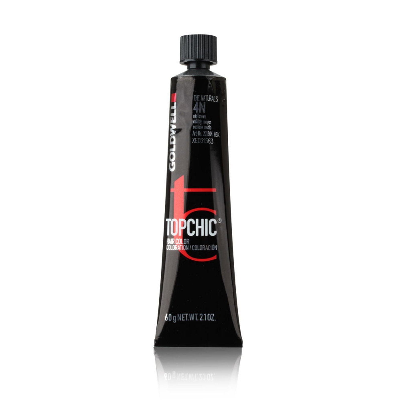 Goldwell Goldwell, TopChic, Permanente Haarfarbe, 4N Middle Brown, 60 ml Regular