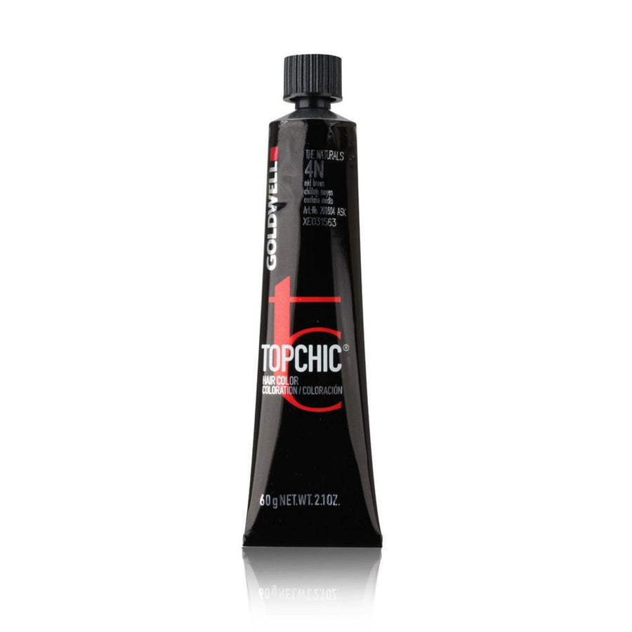 Goldwell Goldwell, TopChic, Permanente Haarfarbe, 4N Middle Brown, 60 ml Regular