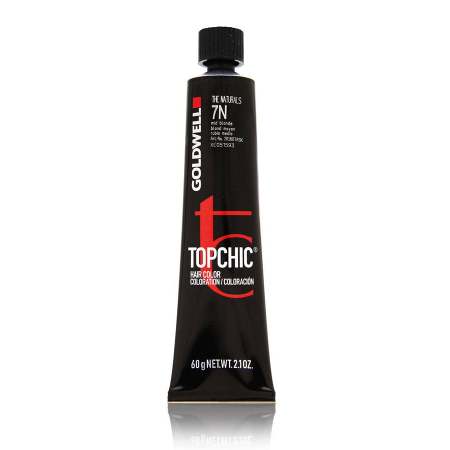 Goldwell Goldwell, TopChic, Permanente Haarfarbe, 7N Medium Blonde, 60 ml Regular