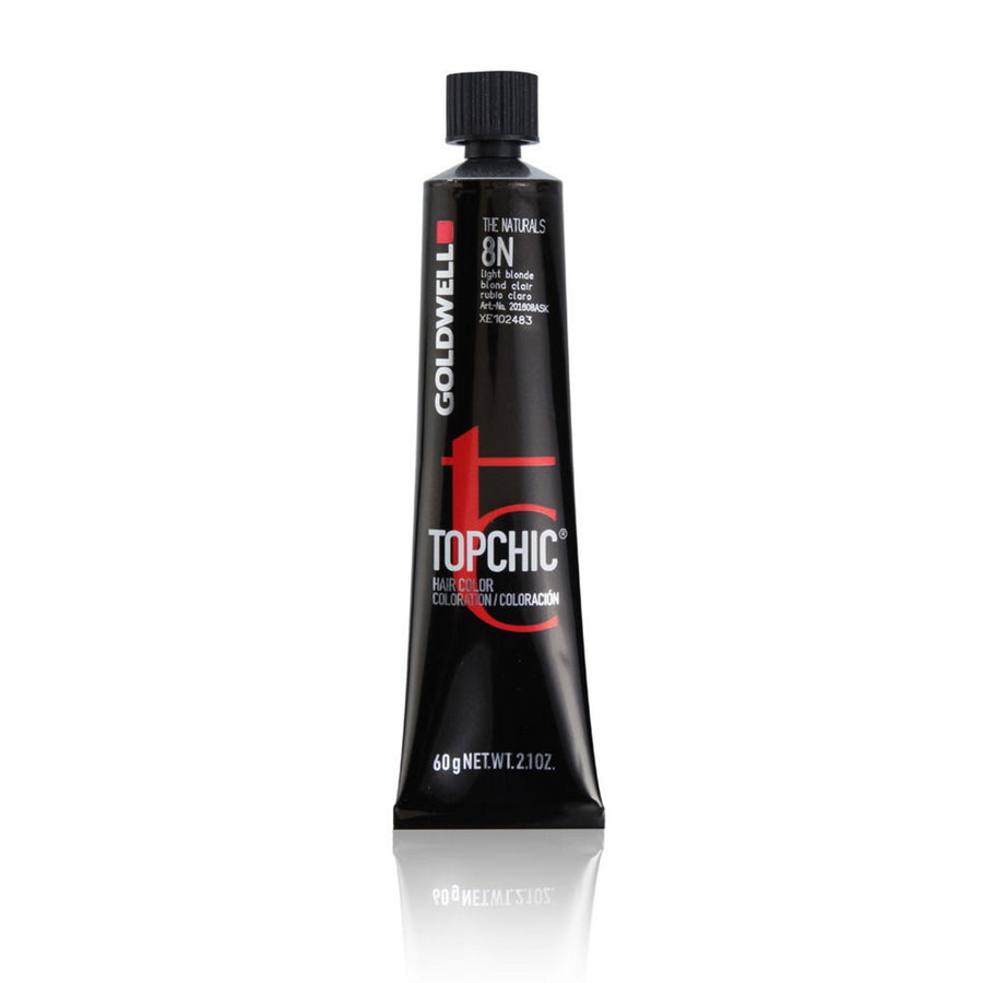 Goldwell Goldwell, TopChic, Permanente Haarfarbe, 8N Light Blonde, 60 ml Regular