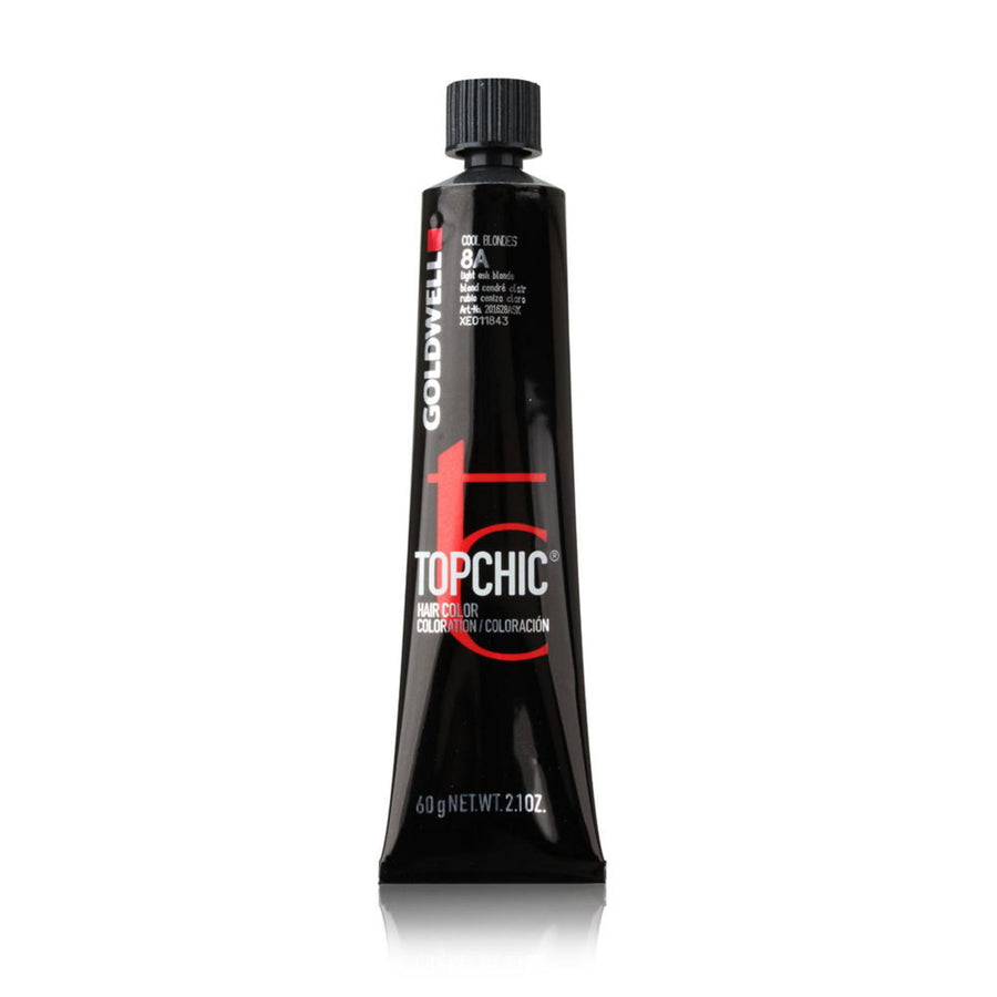 Goldwell Goldwell, TopChic, Permanente Haarfarbe, 8A Light Ash Blonde, 60 ml Regular