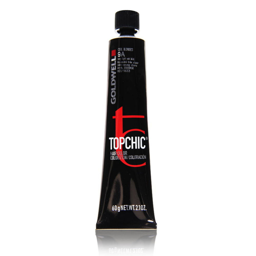 Goldwell Goldwell, TopChic, Permanente Haarfarbe, 9A Very Light Ash Blonde, 60 ml Regular
