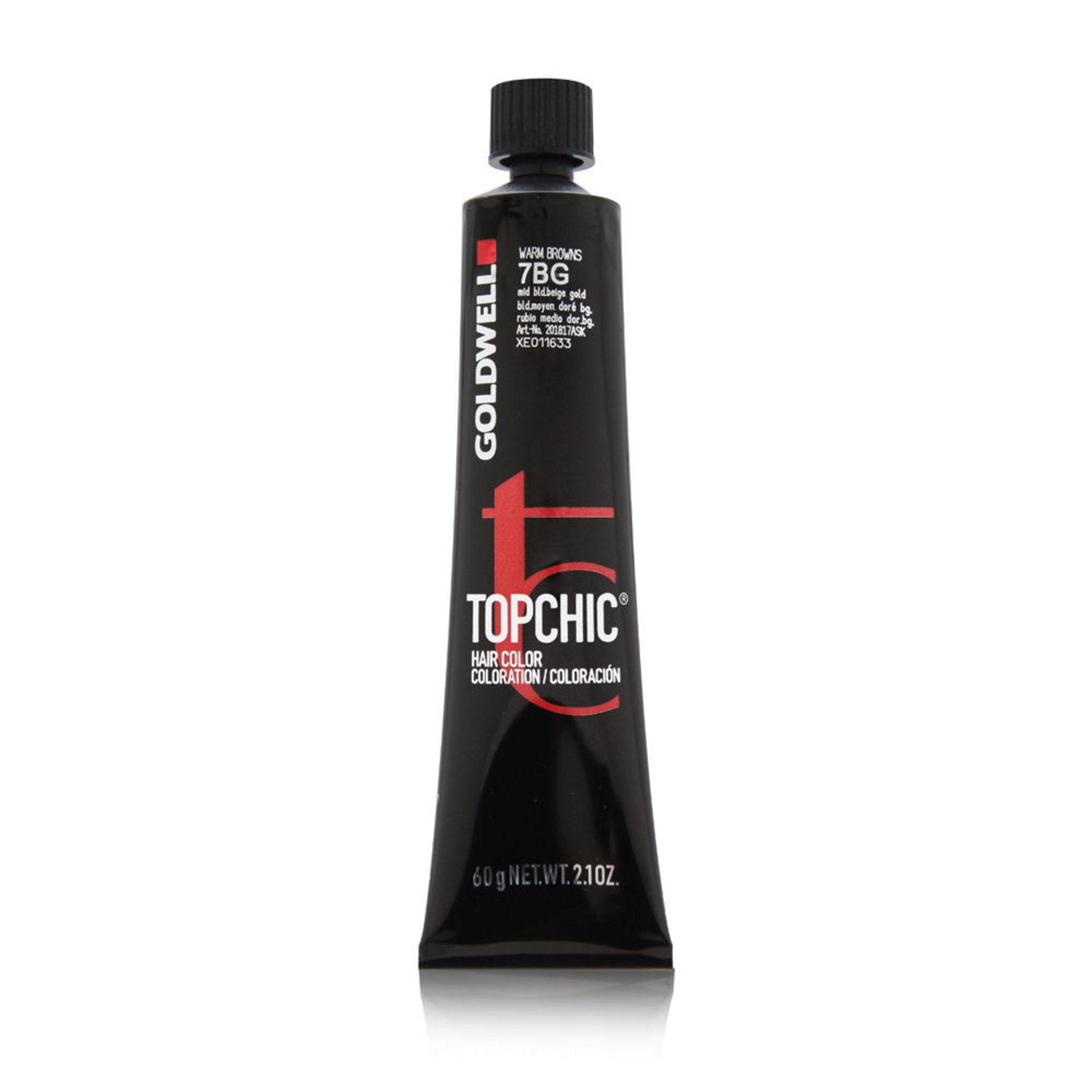 Goldwell Goldwell, TopChic, Permanente Haarfarbe, 7BG Middle Blonde Beige Gold, 60 ml Regular