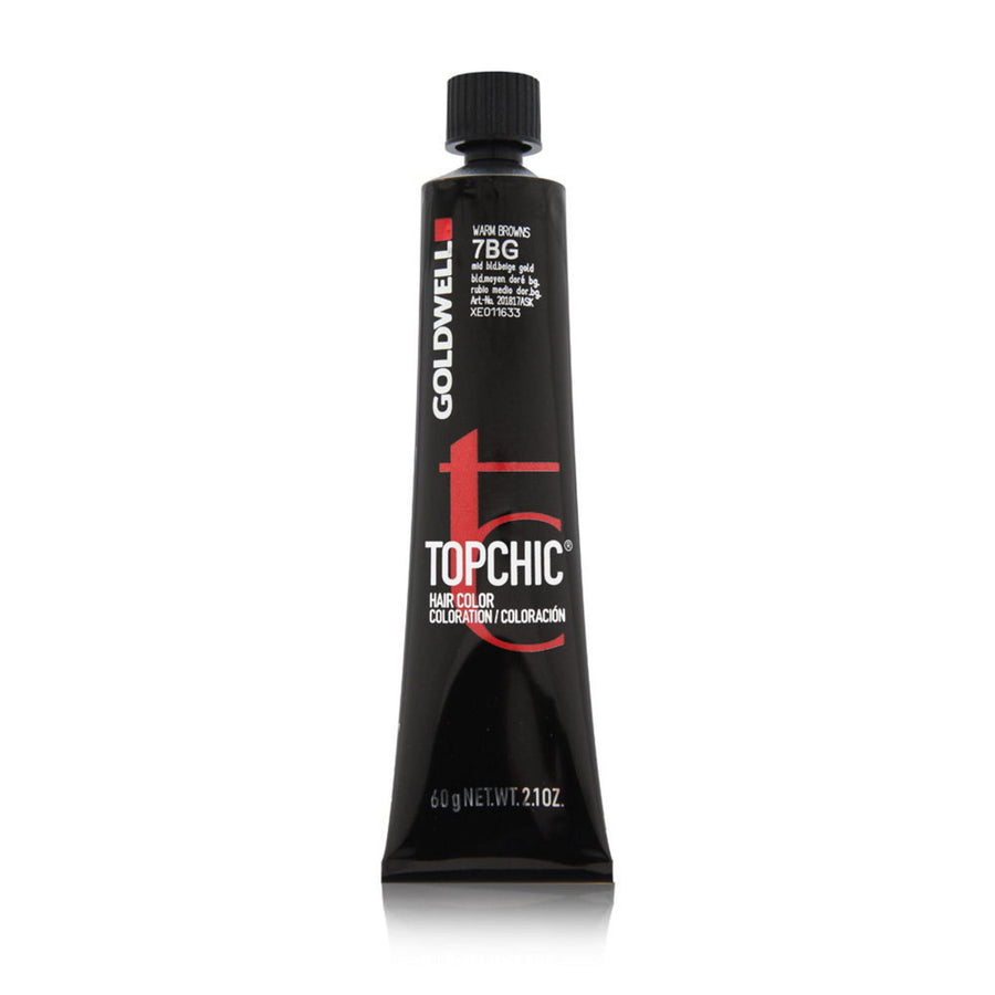 Goldwell Goldwell, TopChic, Permanente Haarfarbe, 7BG Middle Blonde Beige Gold, 60 ml Regular