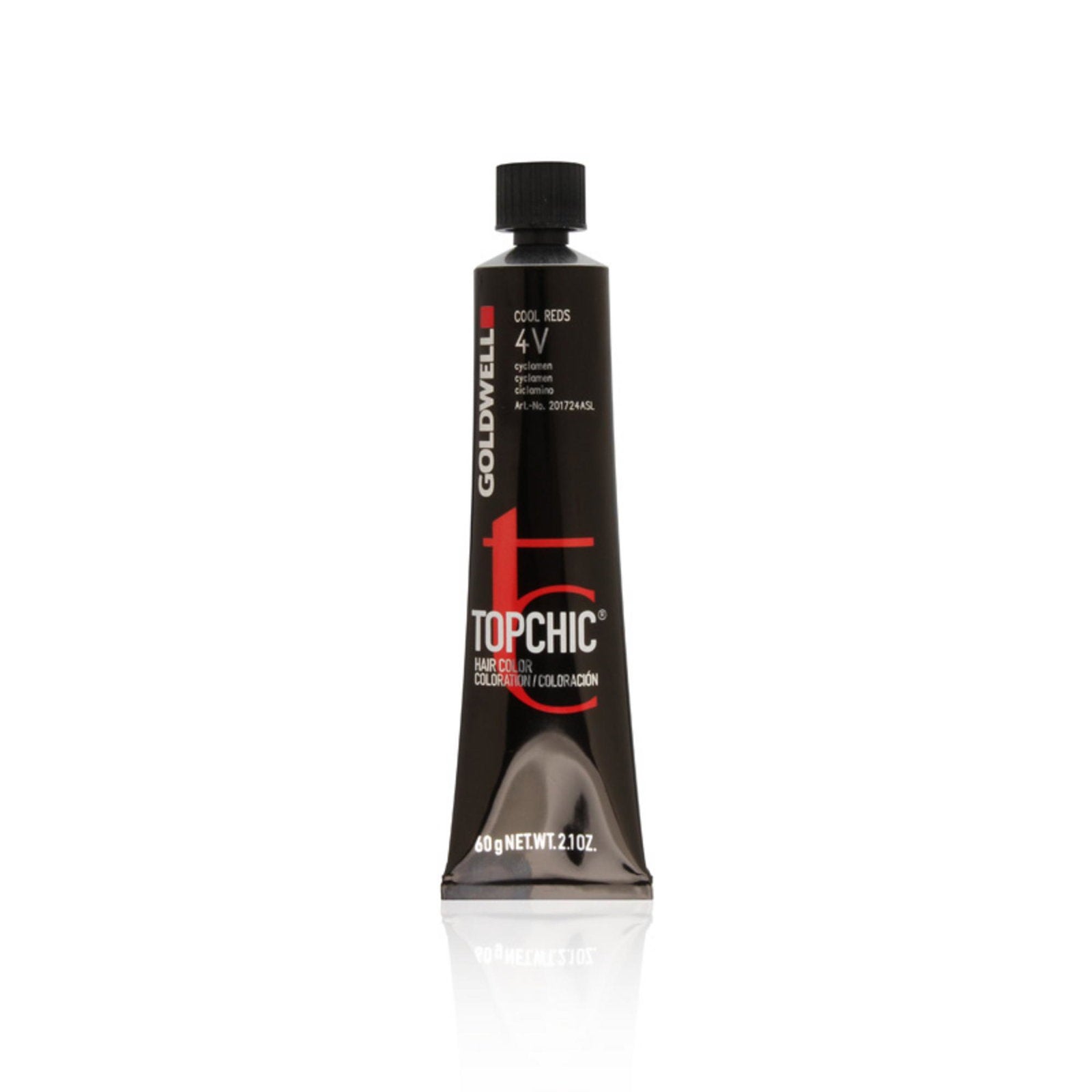 Goldwell Goldwell, TopChic, Permanente Haarfarbe, 4V Medium Brown Violet, 60 ml Regular
