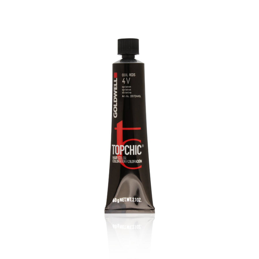 Goldwell Goldwell, TopChic, Permanente Haarfarbe, 4V Medium Brown Violet, 60 ml Regular