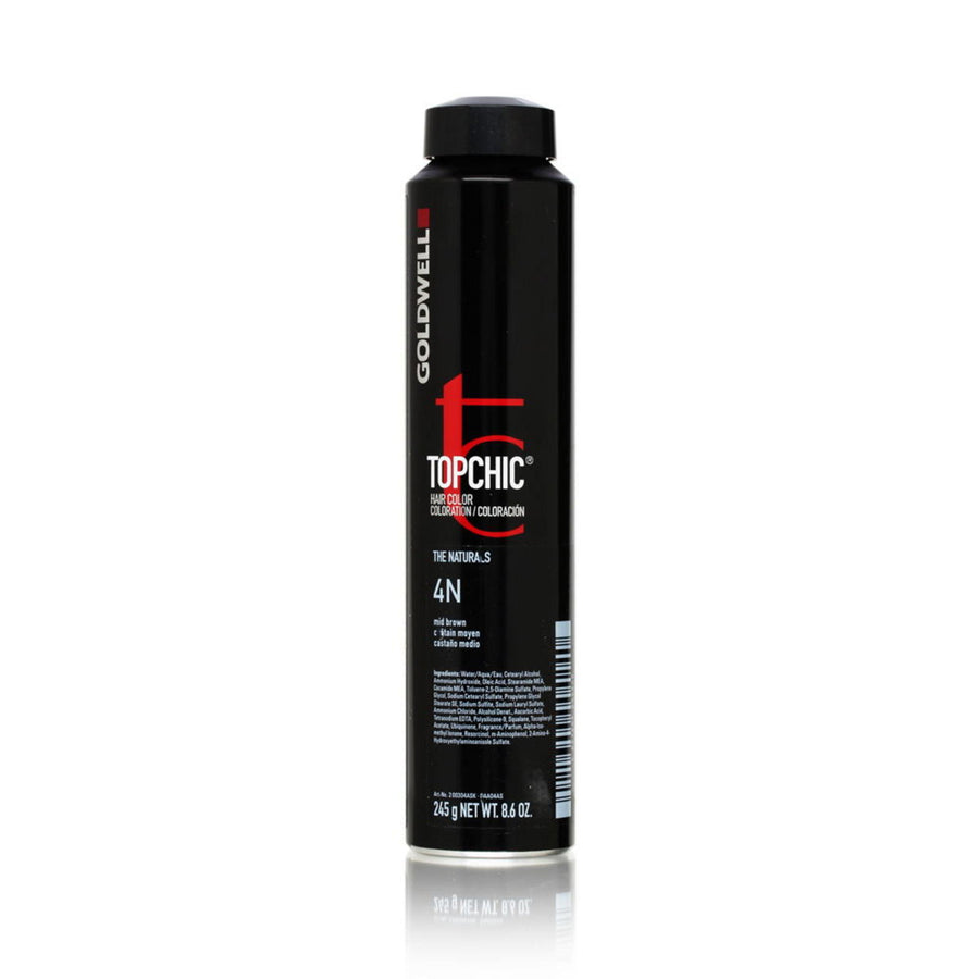 Goldwell Goldwell, TopChic, Permanente Haarfarbe, 4N Middle Brown, 250 ml Regular