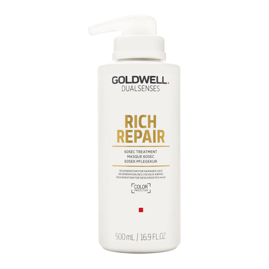 Goldwell Goldwell, Dualsenses Rich Repair, Haarbehandlungs-Crememaske, 60 Sec Treatment, 500 ml Regular