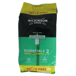 WILKINSON Wilkinson Essentials 2 Sensitive Maquinillas Desechables 15 U Kosmetik