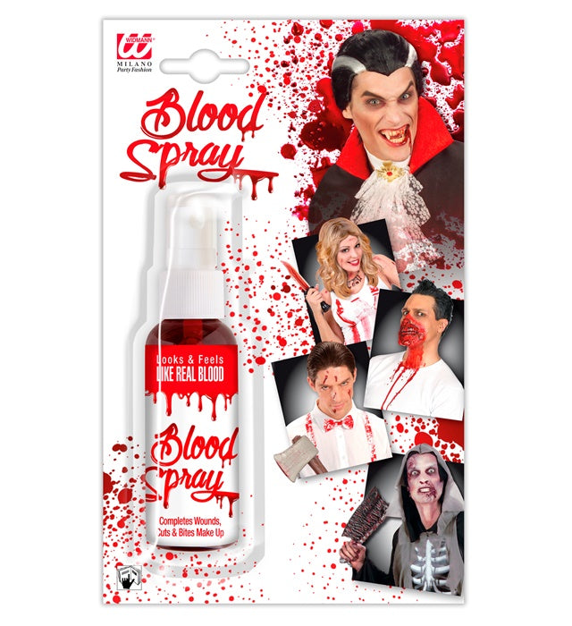 Blutspray 48 ml Flasche für Halloween und Fasnacht Effekte