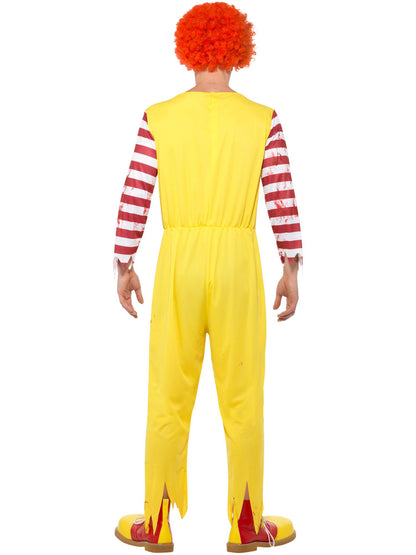 Smiffys Kreepy Killer Clown Costume, Yellow & Red CS für Herren