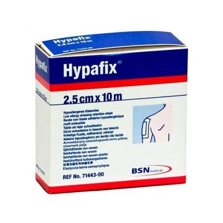 BSN MEDICAL BSN MEDICAL Hypafix Gasa Adhesiva 2,5 cm x 10 m selbstklebende Fixierbinde Kosmetik