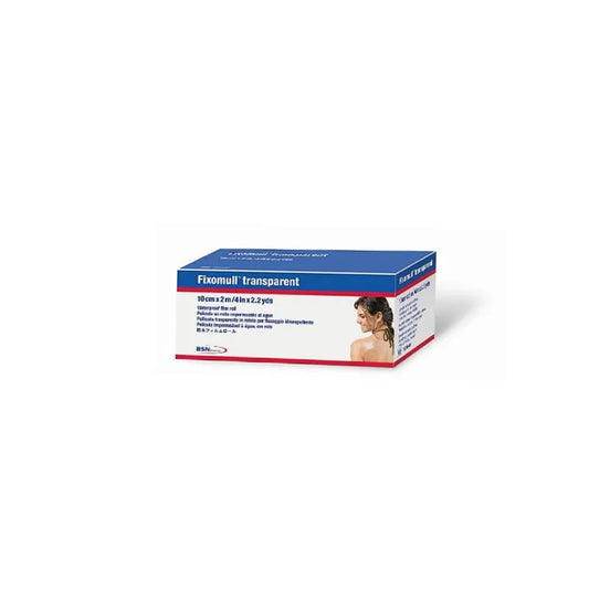 BSN MEDICAL BSN MEDICAL Fixomull Transparent 2 m x 10 cm selbstklebende Fixierbinde transparent Kosmetik