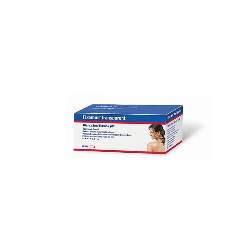 BSN MEDICAL BSN MEDICAL Fixomull Transparent 2 m x 10 cm selbstklebende Fixierbinde transparent Kosmetik