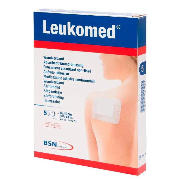 BSN MEDICAL BSN MEDICAL Leukomed 5 Verbandstoffe aus Vliesstoff 8 x 10 cm absorbierend Kosmetik