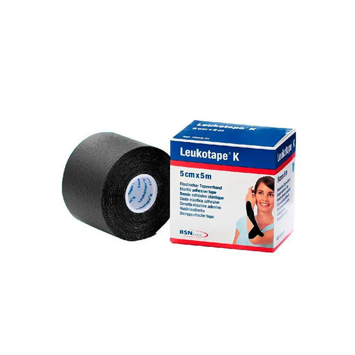 BSN MEDICAL BSN MEDICAL Leukotape K Schwarz 5 cm x 5 m Kinesiologie-Tape Kosmetik