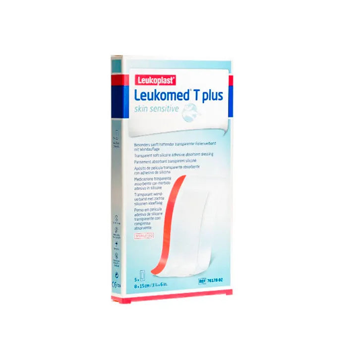 BSN MEDICAL BSN MEDICAL Leukomed T Skin Sensitive Wundverband 8 x 15 cm 5 Stück Kosmetik