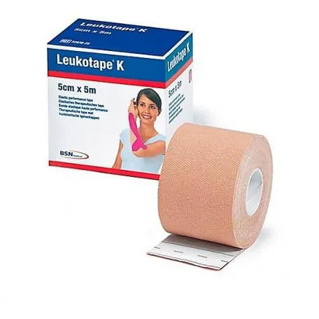 BSN MEDICAL BSN MEDICAL Leukotape K Beige Elastisches Pflaster 5 cm x 5 m Kosmetik