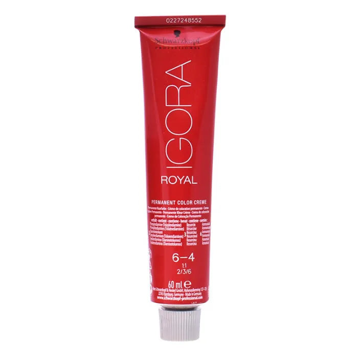 SCHWARZKOPF SCHWARZKOPF Igora Royal Haarfarbe 6-4 Dunkelblond Kupfer 60 ml Kosmetik