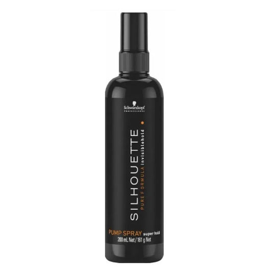 SCHWARZKOPF Silhouette Pump Spray Super Hold Haarspray 200 ml Schwarz