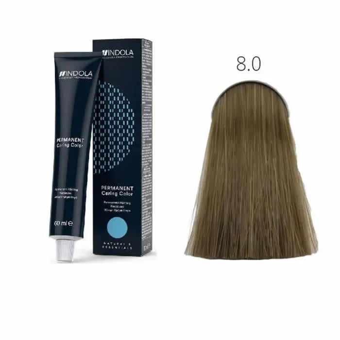 INDOLA INDOLA Permanent Caring Color Haarfarbe 8.0 Naturblond 60 ml Kosmetik