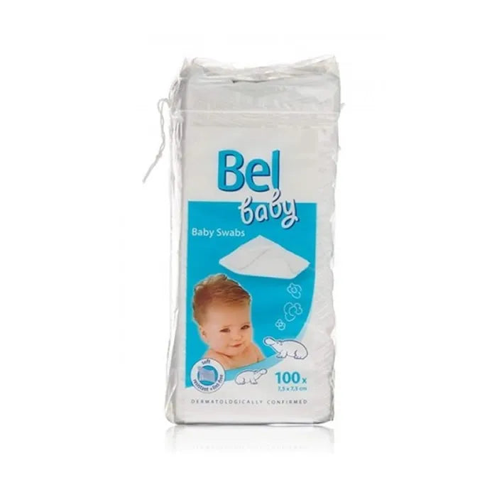 BEL BABY BEL BABY Baby Tupfer 100 Stück Kosmetiktupfer für empfindliche Haut