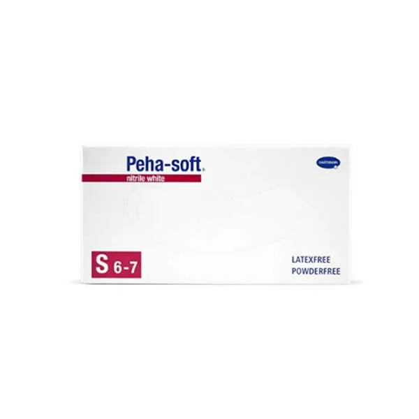 HARTMANN HARTMANN Peha-Soft Nitrile White Powderfree Einmalhandschuhe Geringe Größe Puder