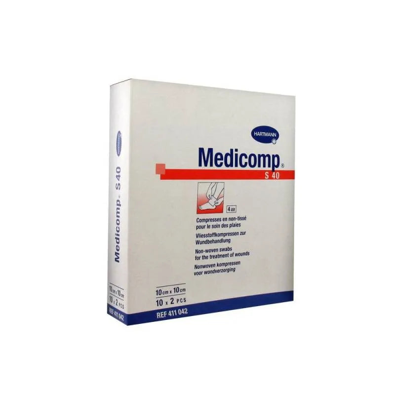 HARTMANN HARTMANN Medicomp sterile Kompressen 10x10 cm 10x2 Stück Kosmetik