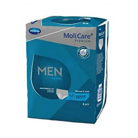 HARTMANN HARTMANN Premium Men Pants 7 Gotas Molicare Herrenwindeln Größe M 8 Stück Kosmetik