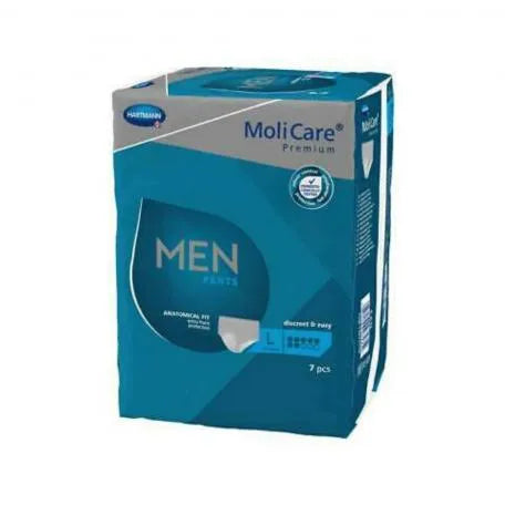 HARTMANN HARTMANN Premium Men Pants 7 Gotas Pañal Masculino Größe L 7 Stück Molicare Kosmetik