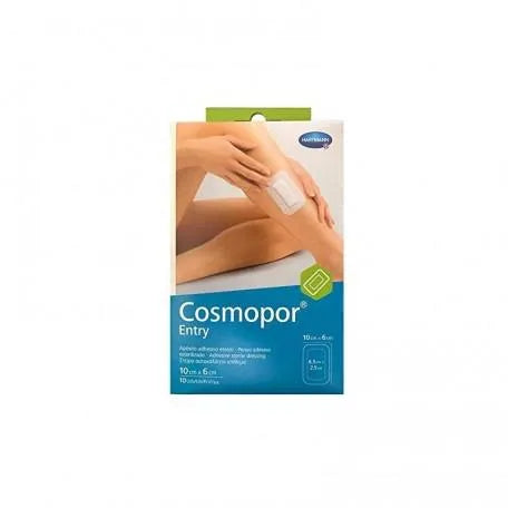 HARTMANN HARTMANN Cosmopor Entry Klebeetiketten 10 x 6 cm 10 Stück Kosmetik